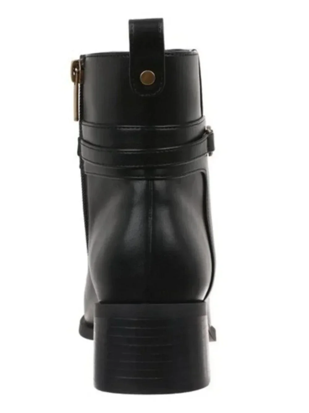 Giani Bernini Mansonn Round Toe Block Heel Booties Black 9.5 M NWT